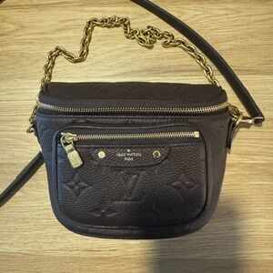 Louis Vuitton Mini Bumbag Chocolate Monogram Empreinte Leather SOLD OUT LIMITED